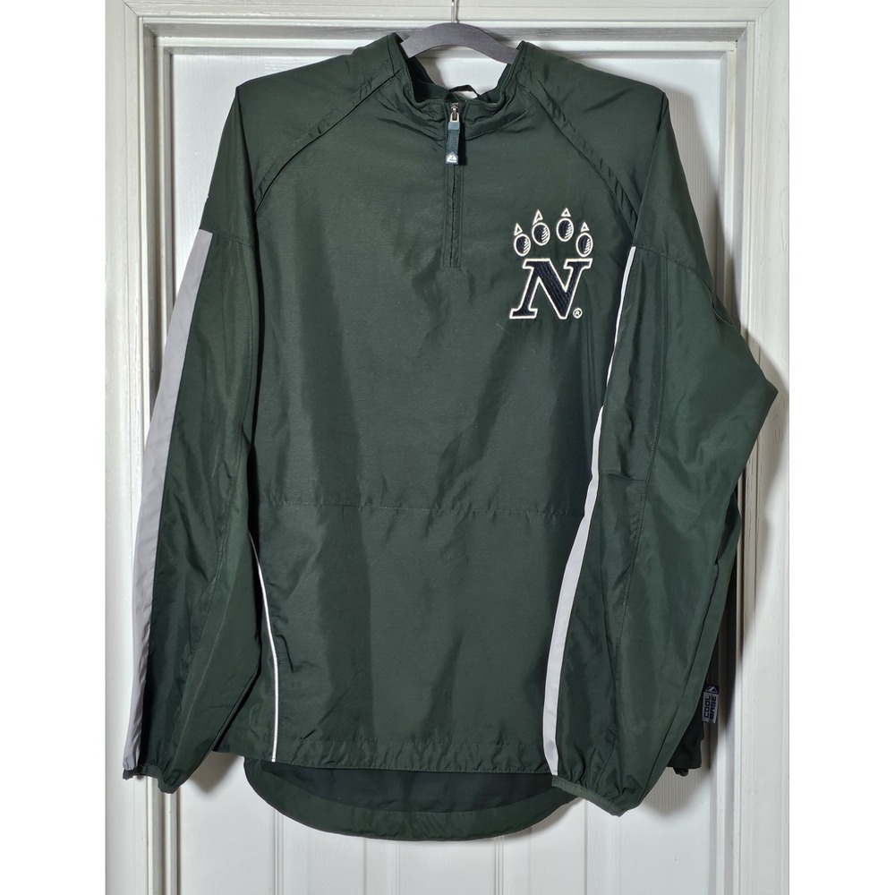 Majestic‎ Northwestern Missouri College Bearcats Windbreaker Size Large Coolbase